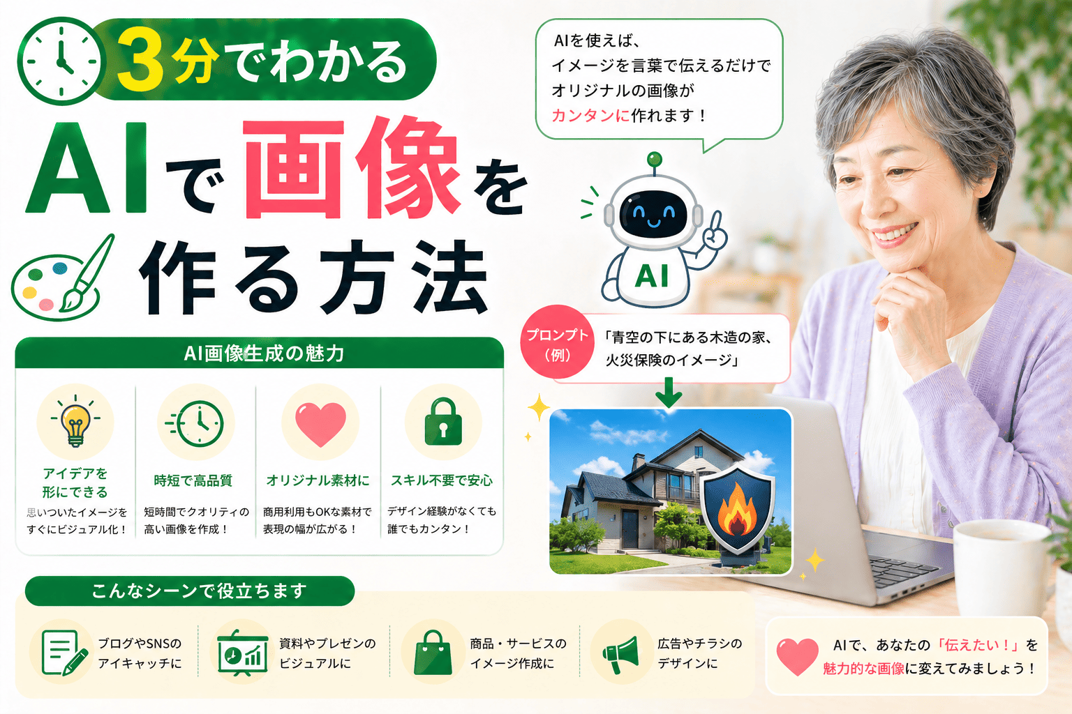 3分でわかる AIで画像を作る方法