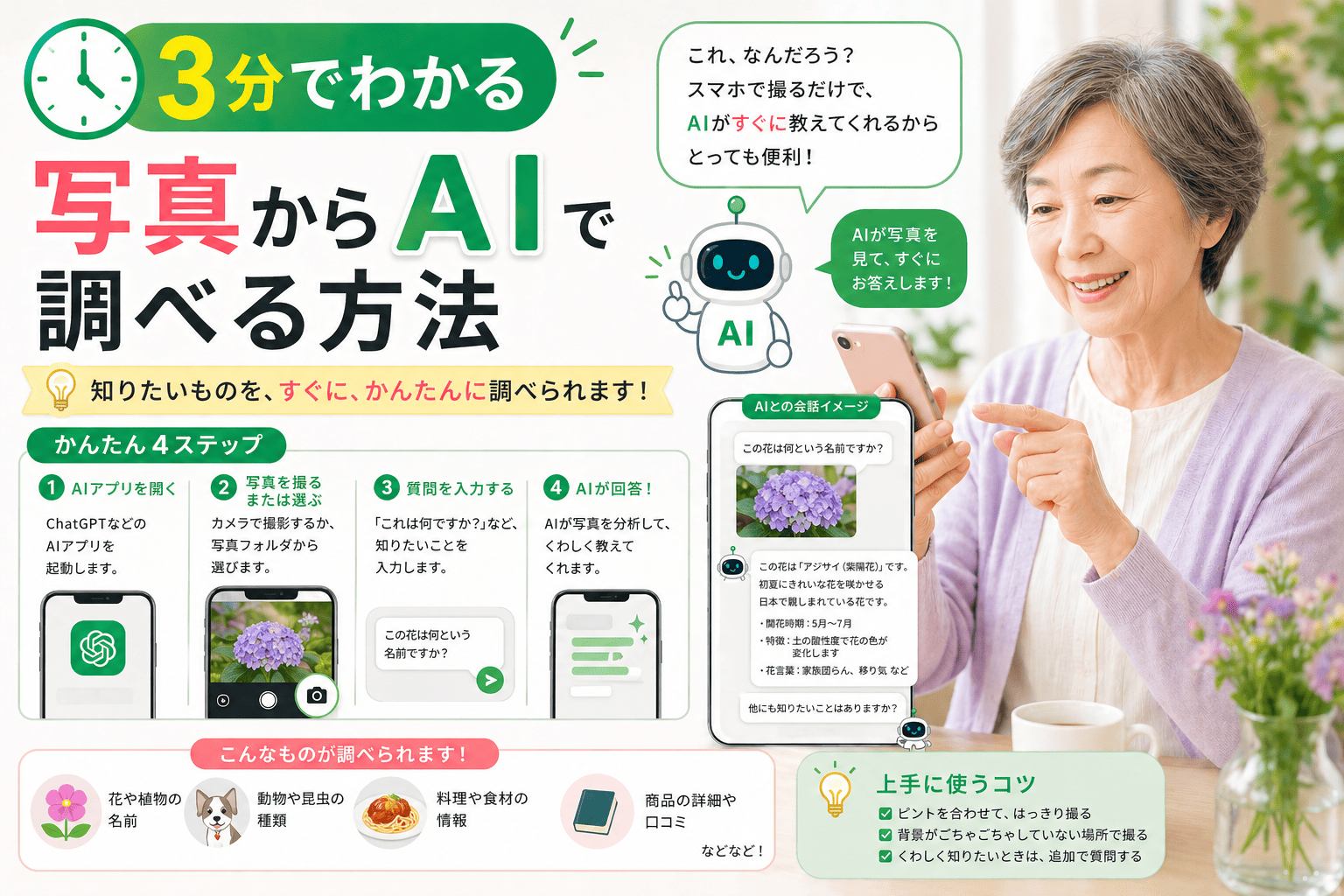 3分でわかる 写真からAIで調べる方法