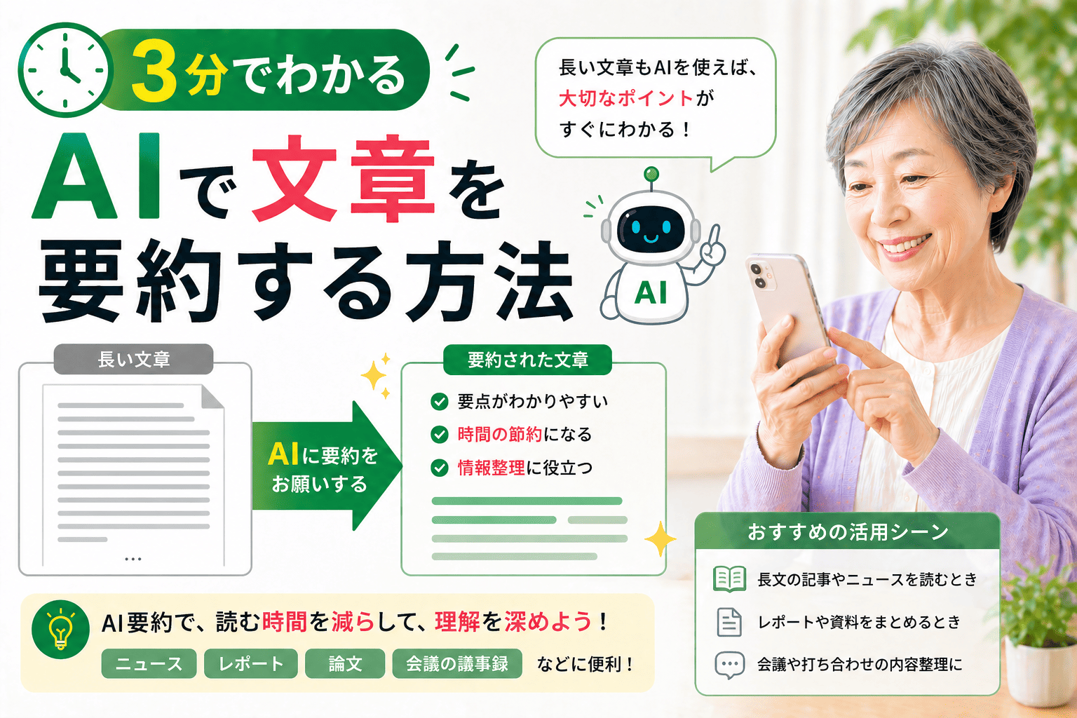 3分でわかる AIで文章を要約する方法